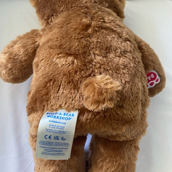Build A Bear Happy Birthday Teddy Bear 17" Brown Plush Stuffed Balloon Paw - Picture 6 of 7